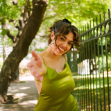 Piercing Oro Verde Musgo