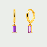 Brinco Elaine Ouro Lila - BRINCOS - DAANA