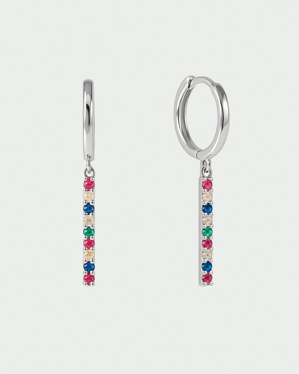 Aretes Olivia Prata - BRINCOS - DAANA