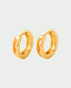 Brinco Amsterdam Ouro Laranja - BRINCOS - DAANA