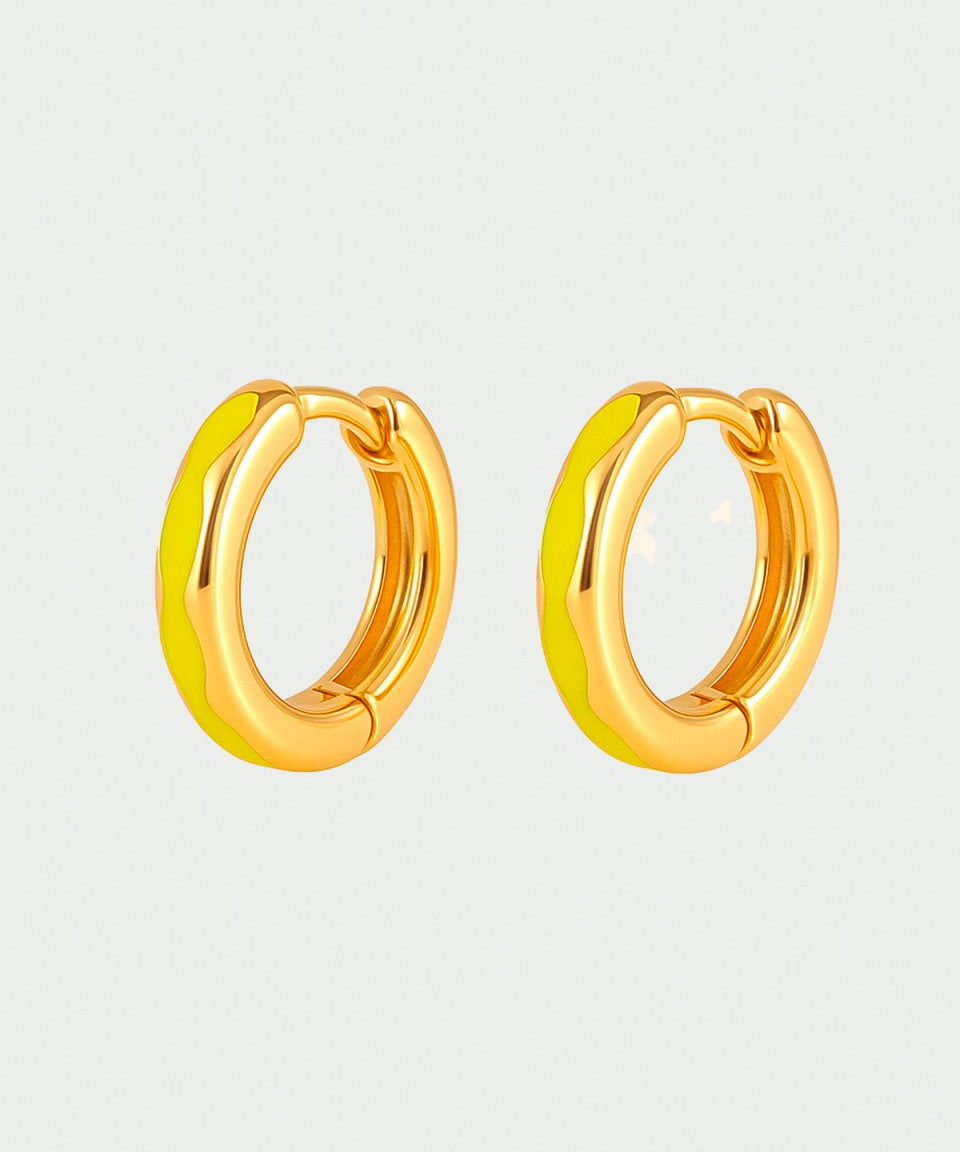 Brinco Amsterdam Ouro Neon - BRINCOS - DAANA