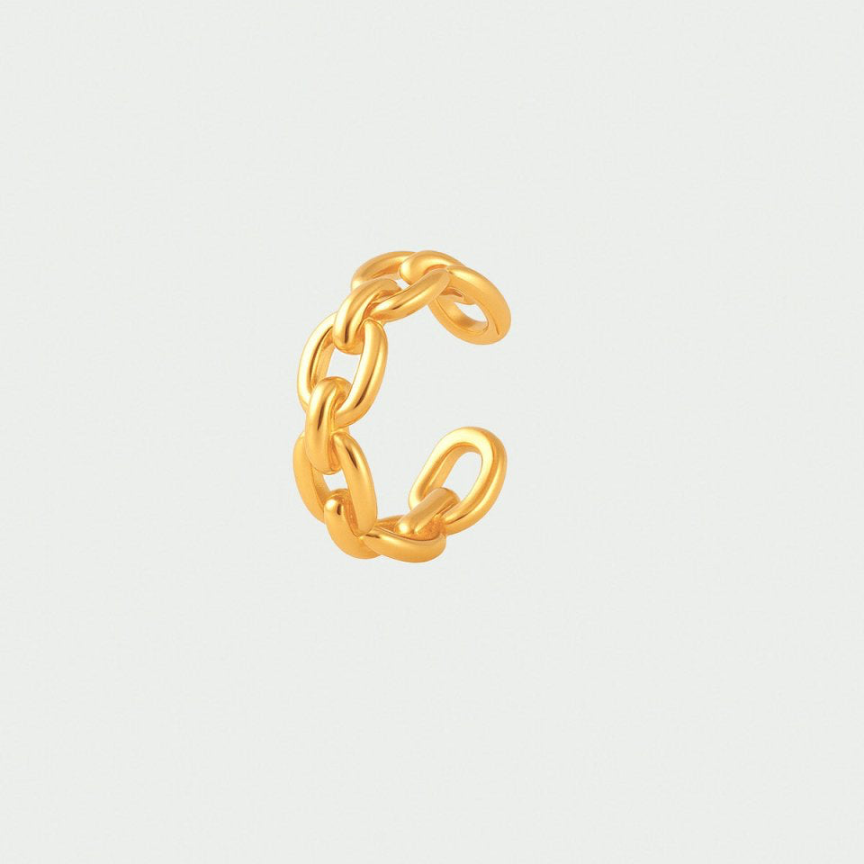Ear Cuff Chain Ouro - EAR CUFF - DAANA