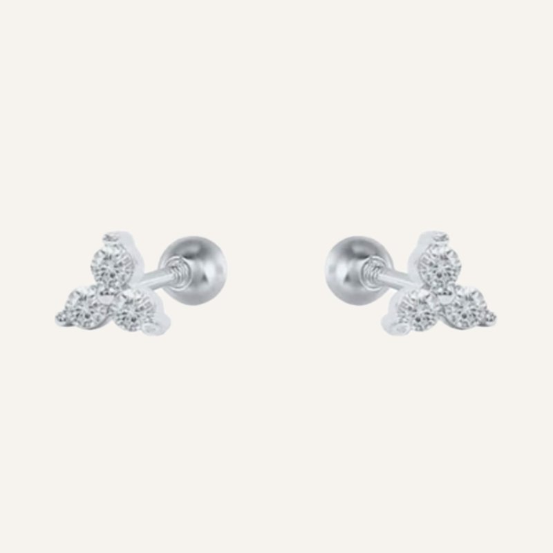 Piercing Leah Prata Branco - PIERCINGS - DAANA